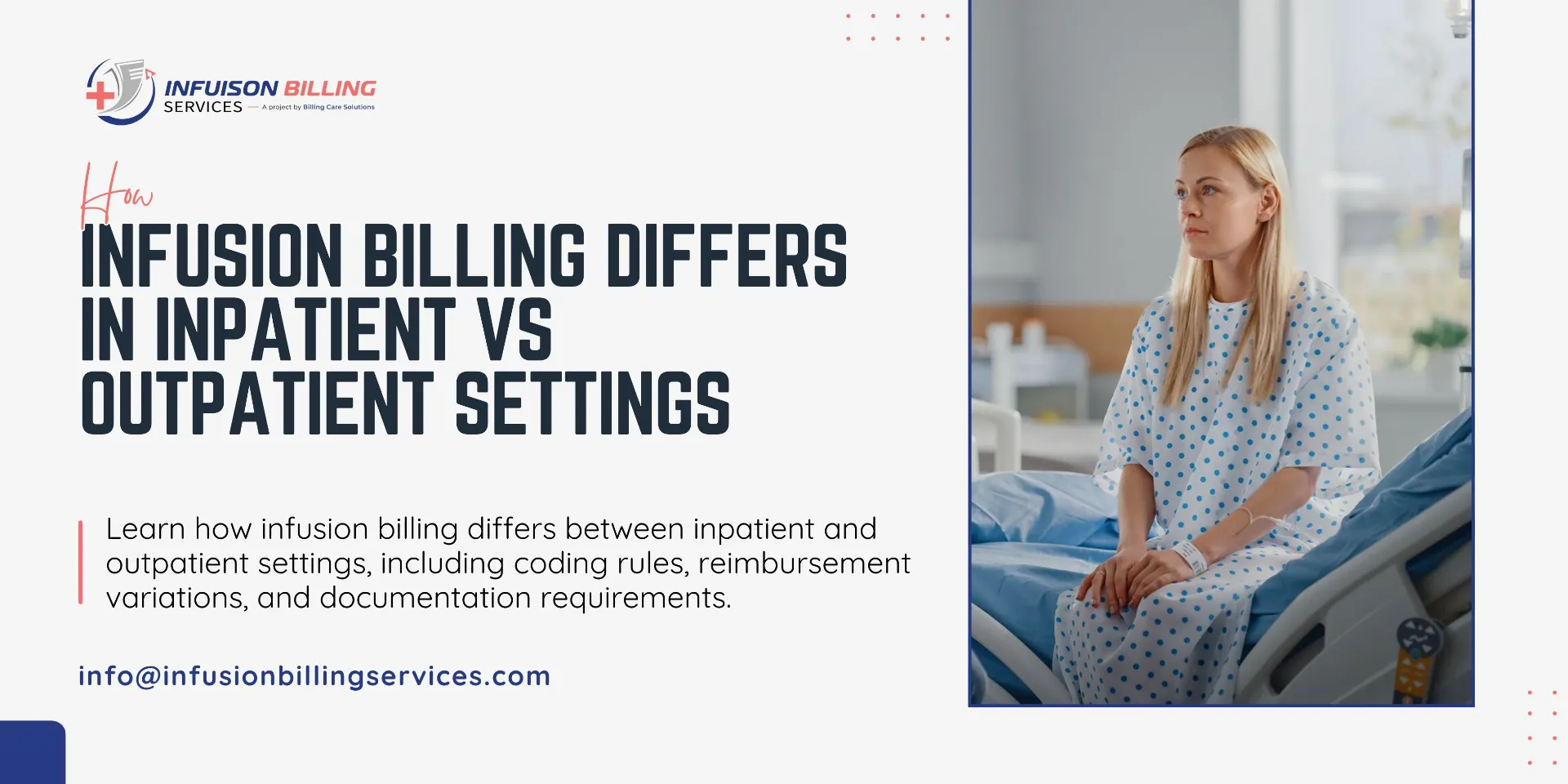 Infusion Billing in Inpatient vs Outpatient Settings