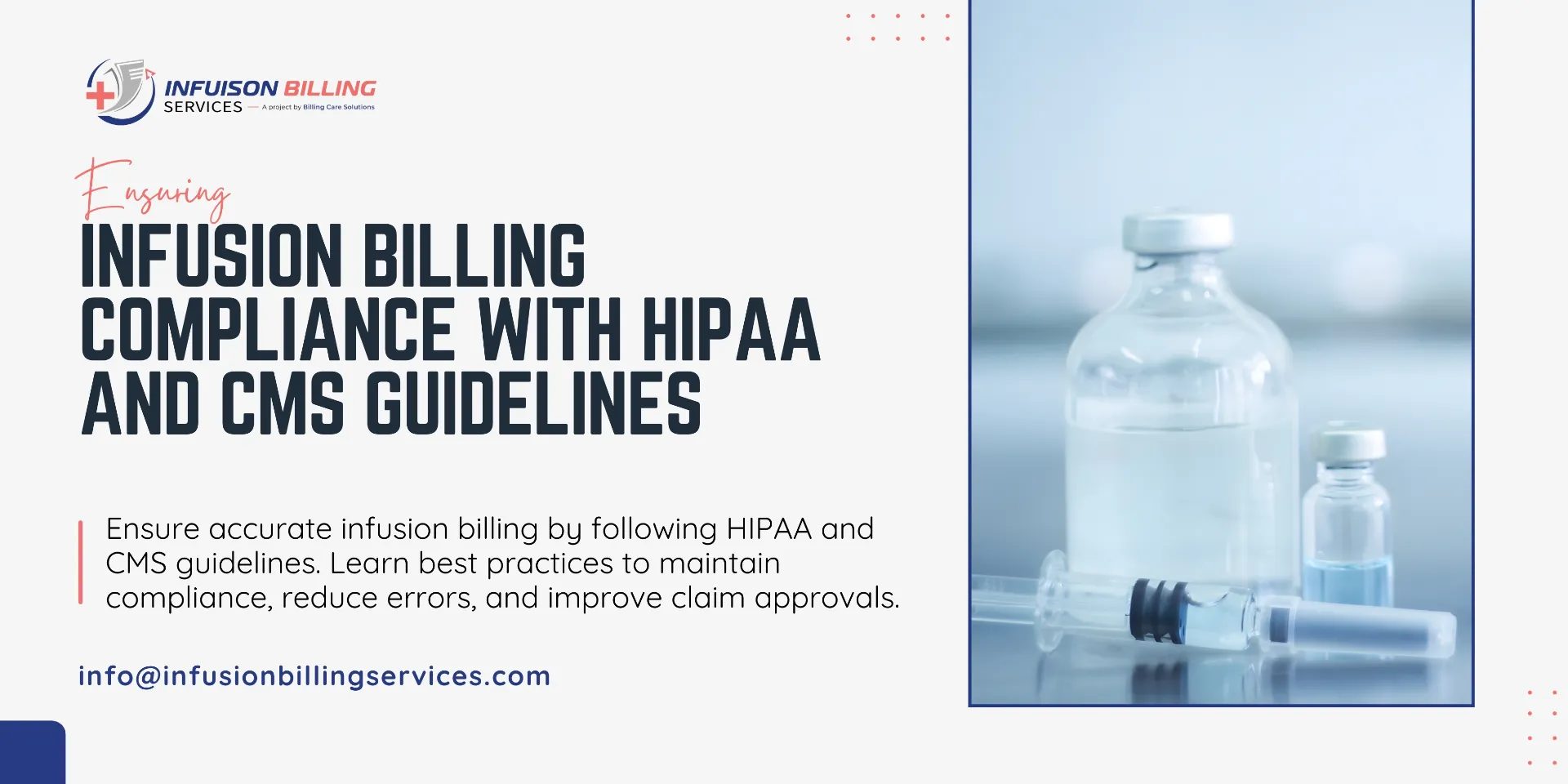 HIPAA and CMS Guidelines for Infusion Billing Compliance