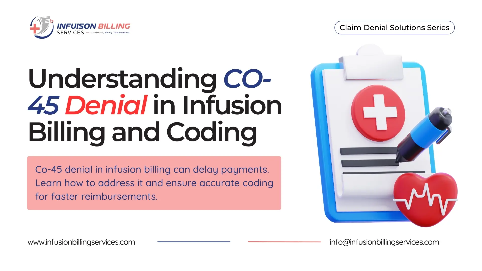 CO-45 Denial in Infusion Billing