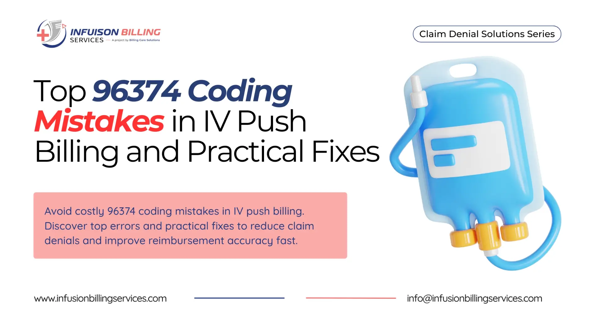 Top 96374 Coding Mistakes | Infusion Billing Services