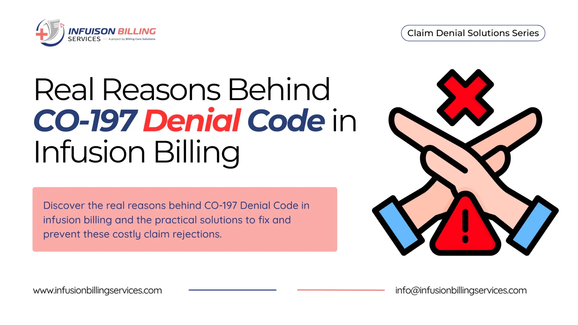 CO-197 Denial Code | Infusion Billing Services