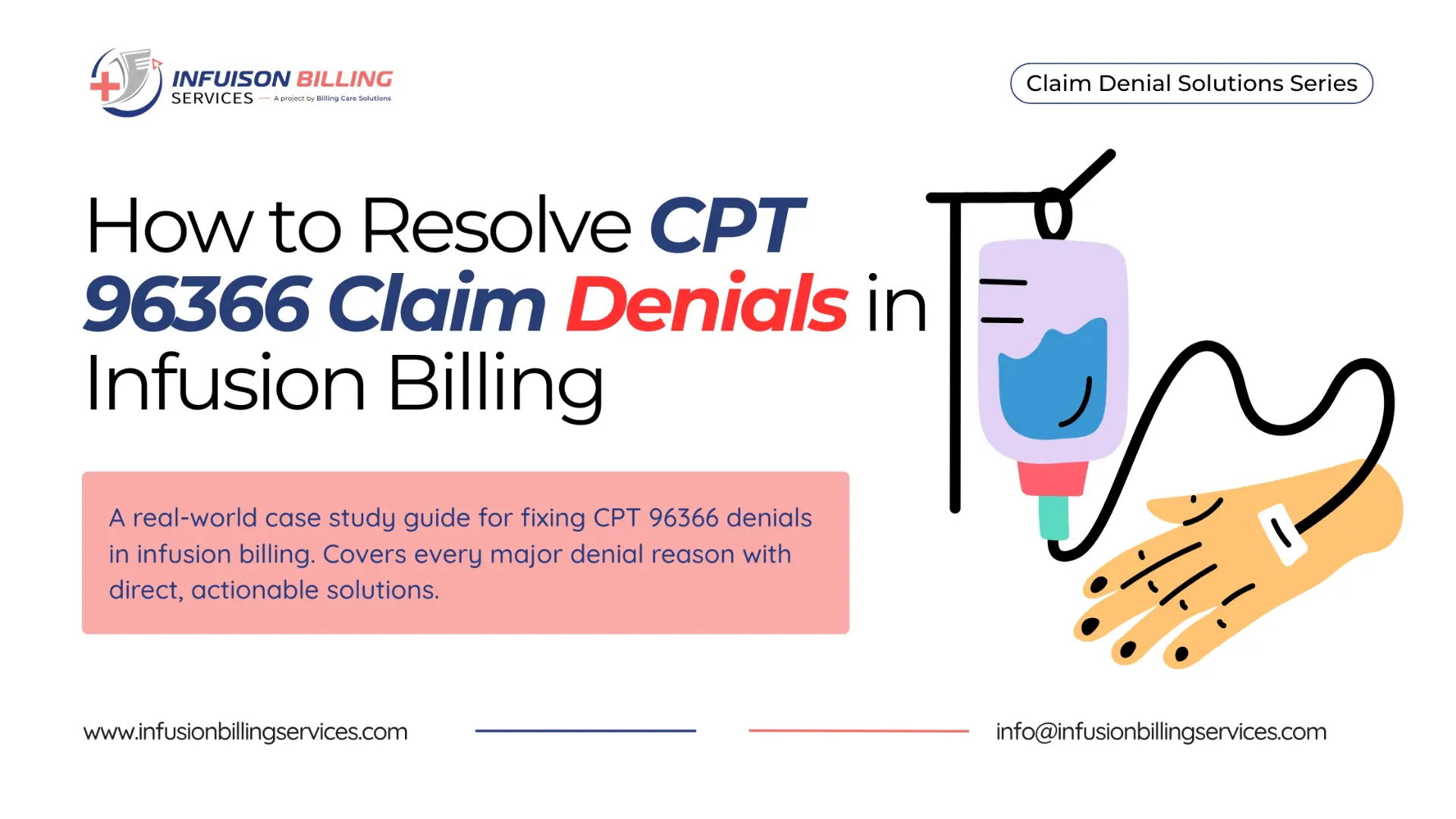 Fixing the CPT 96366 Denials Quickly | infusion Billing Services