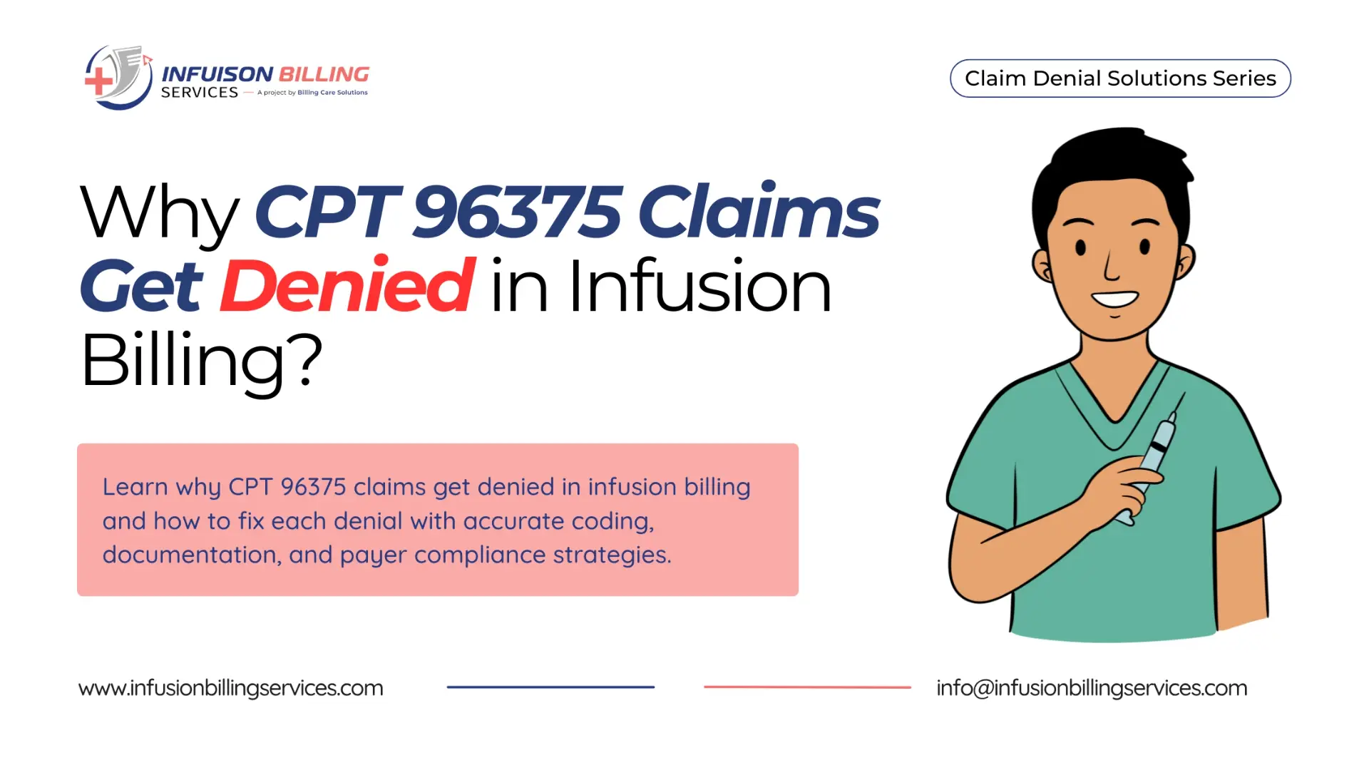 CPT 96375 Denials | Infusion Billing Services
