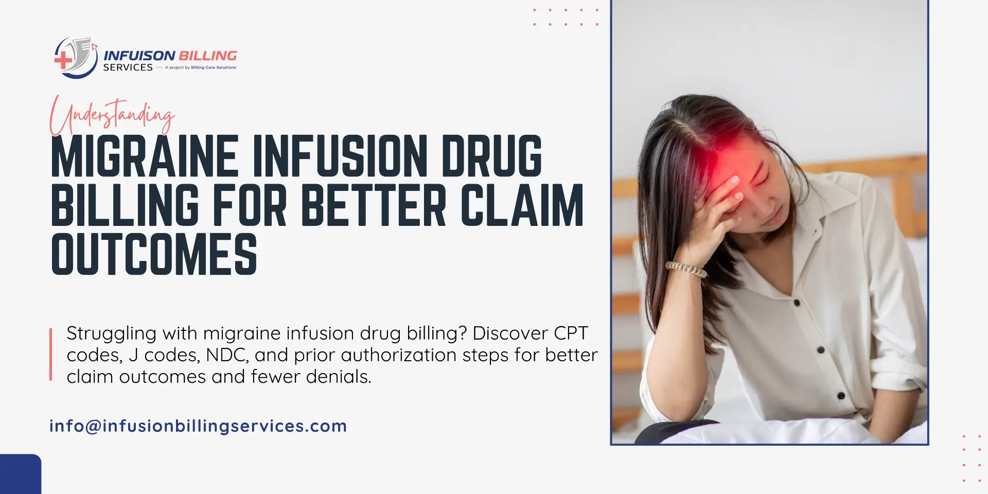 Clear Migraine Infusion Drug Billing | Infusion Billing Services