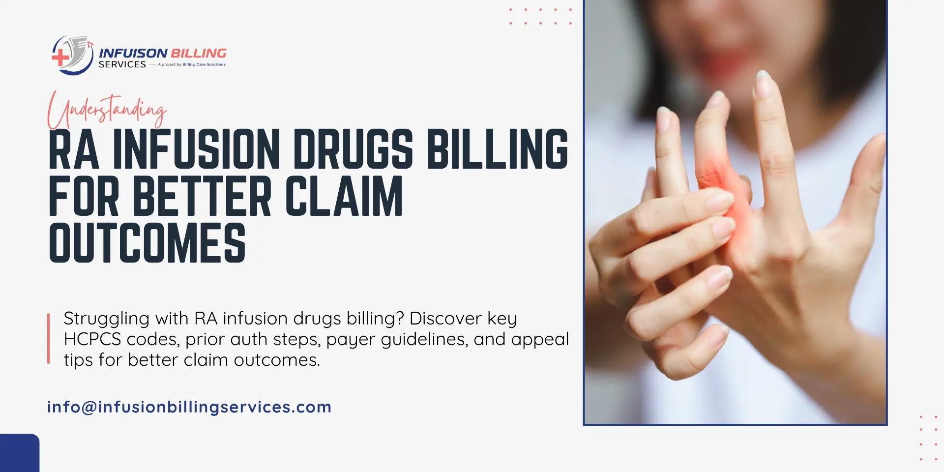Reliable RA Infusion Drugs Billing | Infusion Billing Services