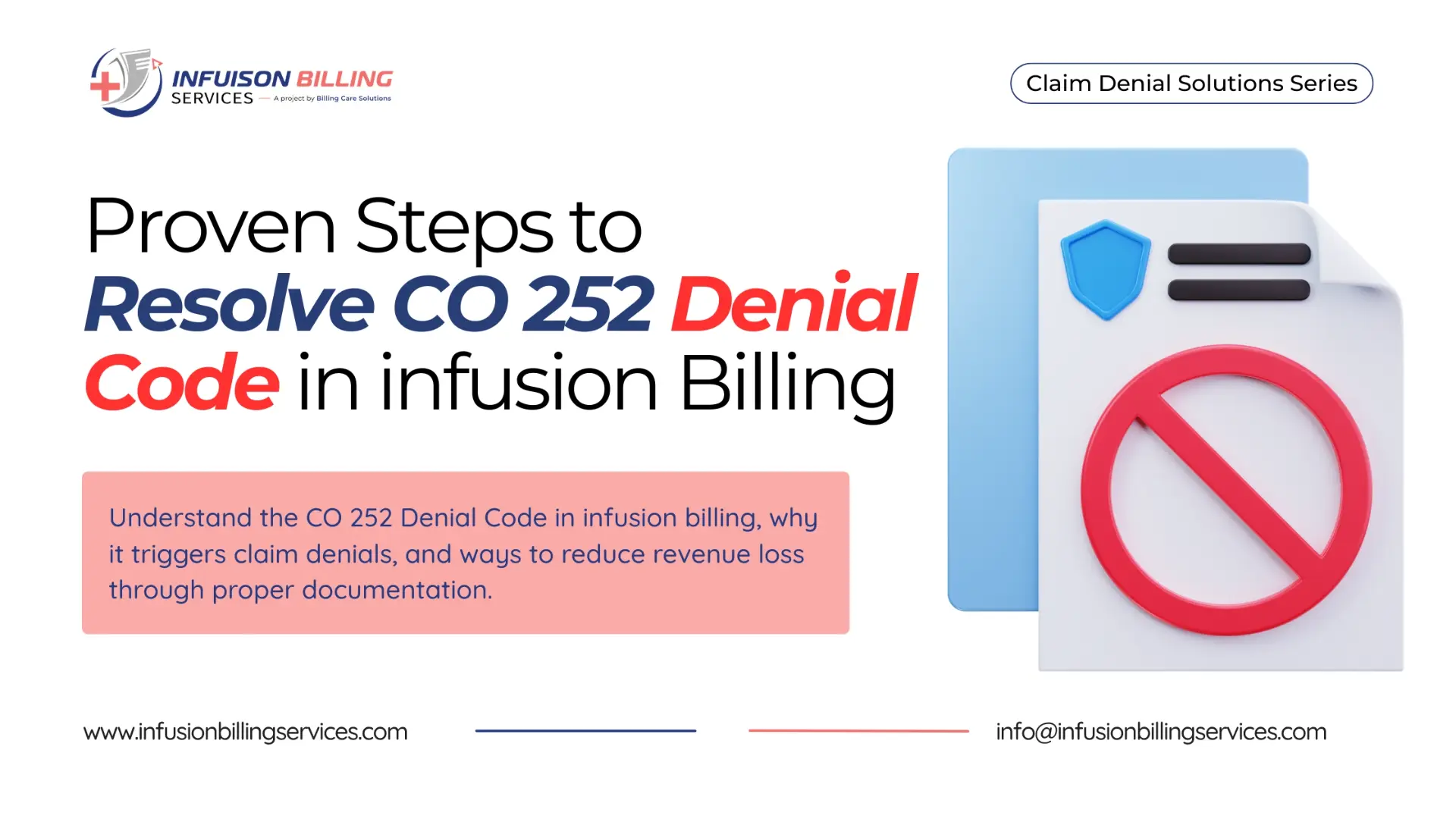 CO 252 Denial Code | Infusion Billing Services