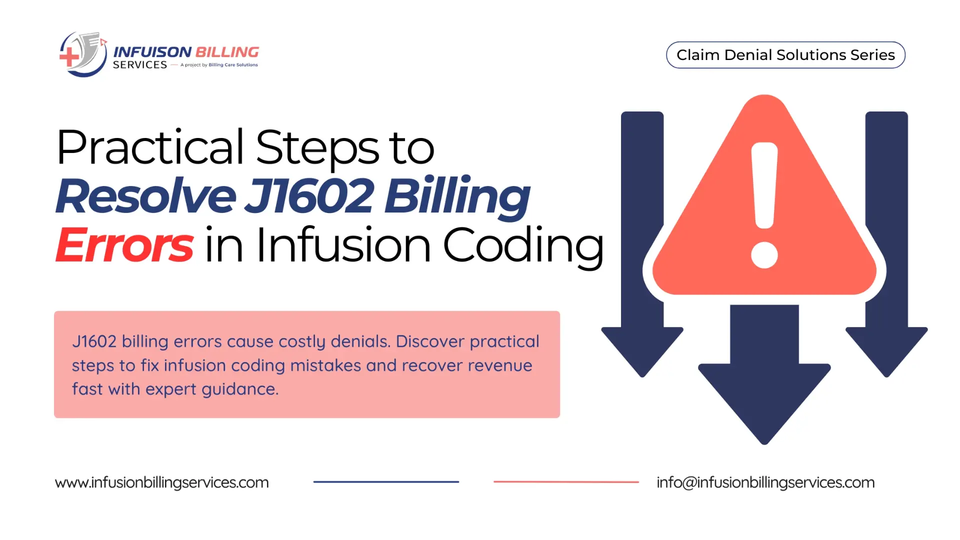 Easy Guide to Clear J1602 Billing Errors | Infusion Billing Services