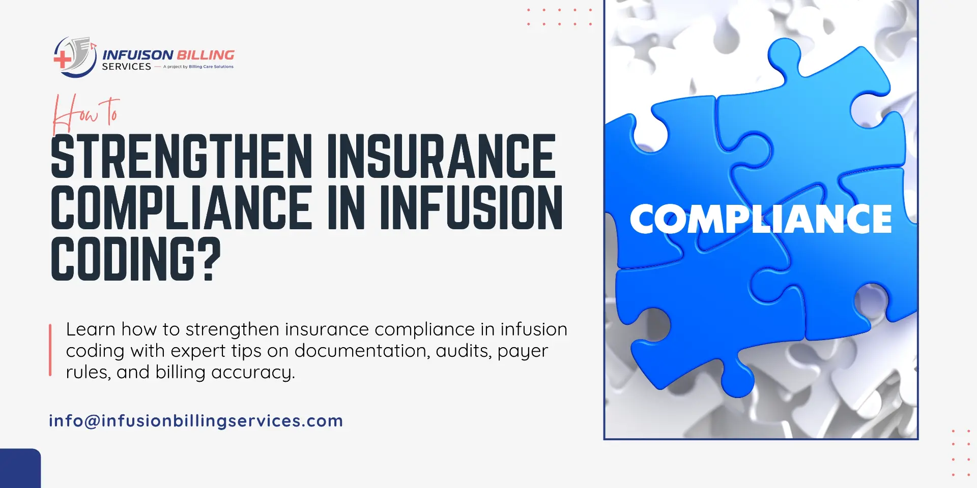 Insurance Compliance in Infusion Coding | Infusion billing Services