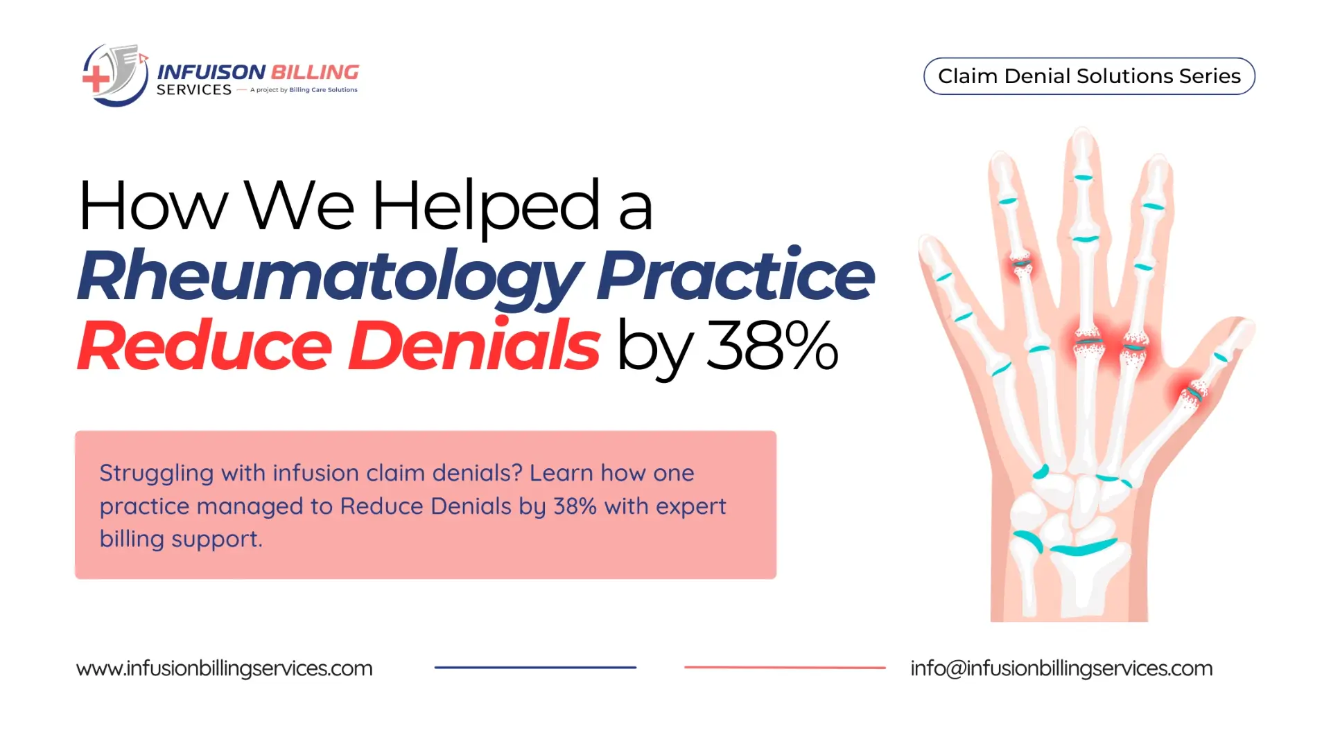 Reduce Denials by 38% | Infusion Billing Services