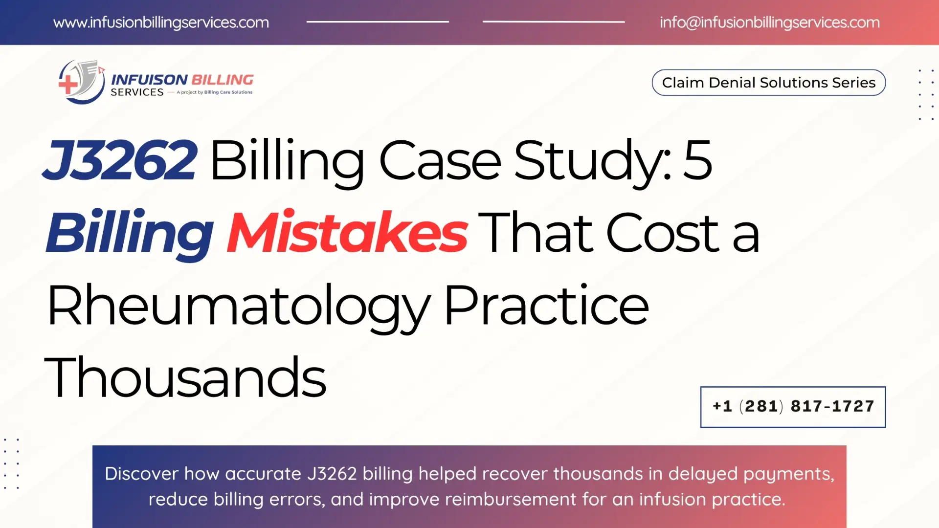 Better J3262 Billing | Infusion Billing Services