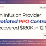 how an infusion provider addressed PPO discount terms